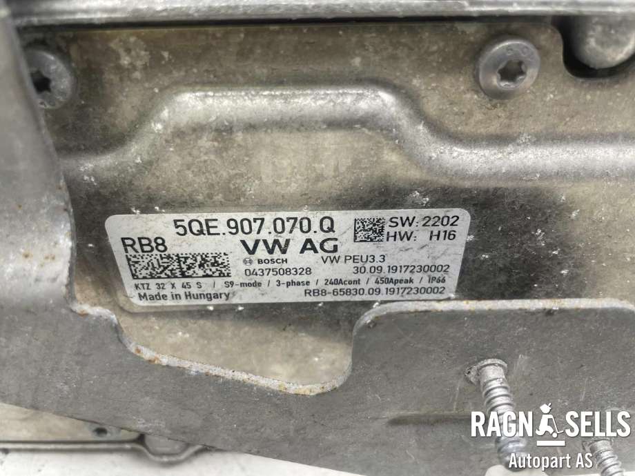 Styreenhet batteri elbil (BMS - Battery Management System) til VW e-Golf 2017-2020 (Fase 2)  (5QE 907 070 Q|)