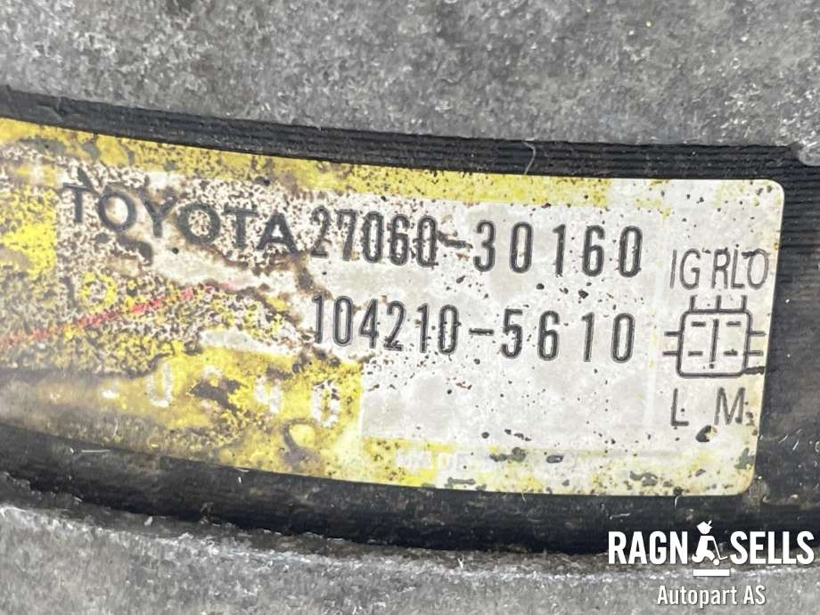 Dynamo diesel til Toyota Dyna 300 1975-->> (2706030160|1042105610|)