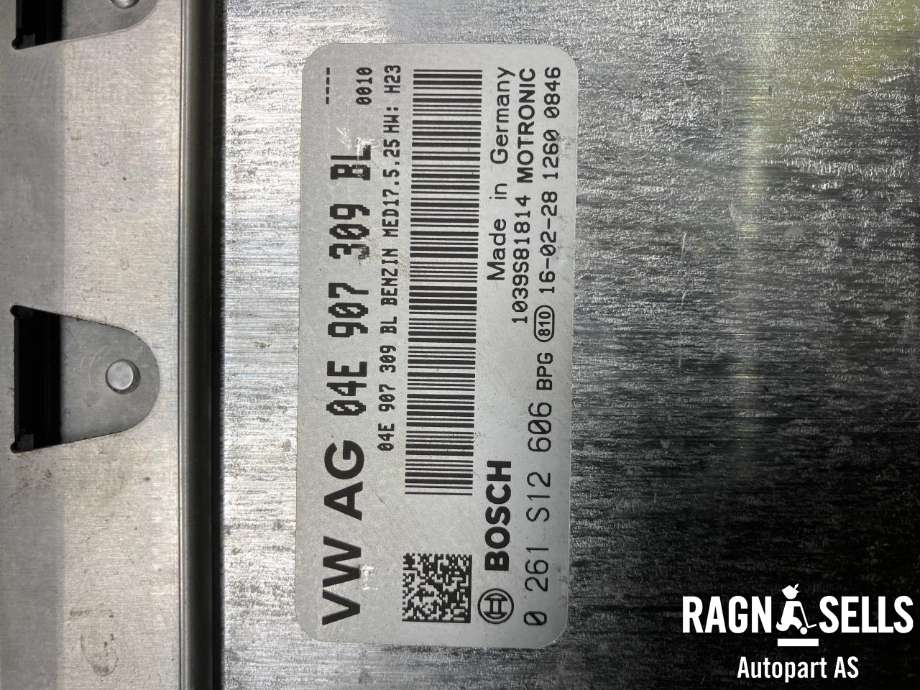 Styreenhet motor til Audi A3 2016-2020 (Type III, Fase 2) (04E 906 027 GR 8V0|)