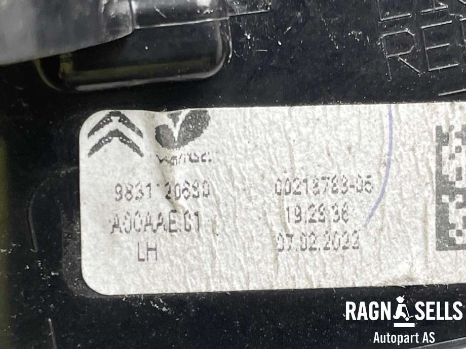 Baklykt venstre indre til Citroën ë-C4 2020-->> (98 311 206 80|)