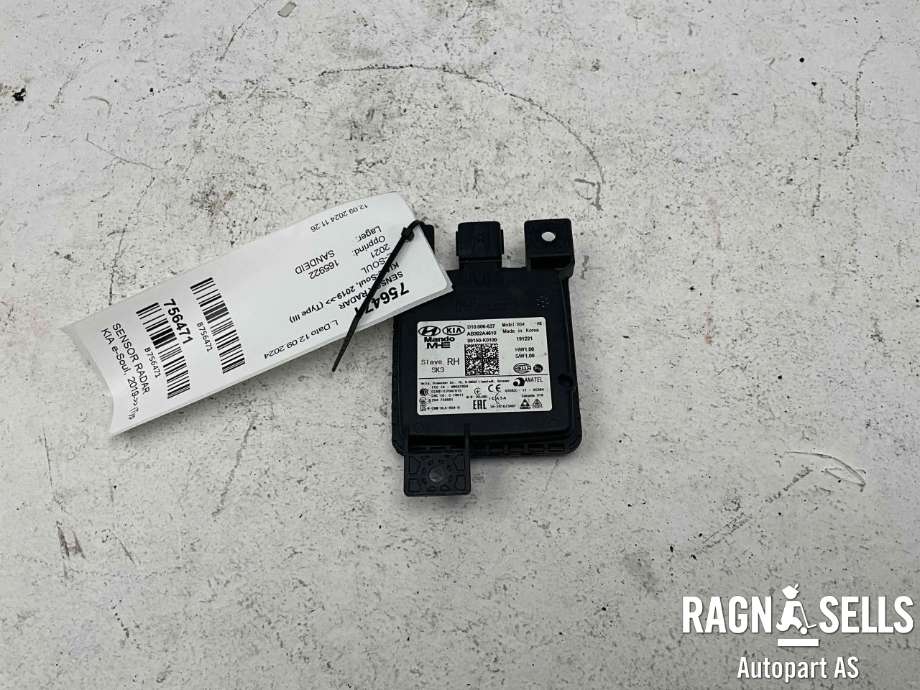 Sensor radar til Kia e-Soul 2019-->> (Type III)  (99150K0100|)