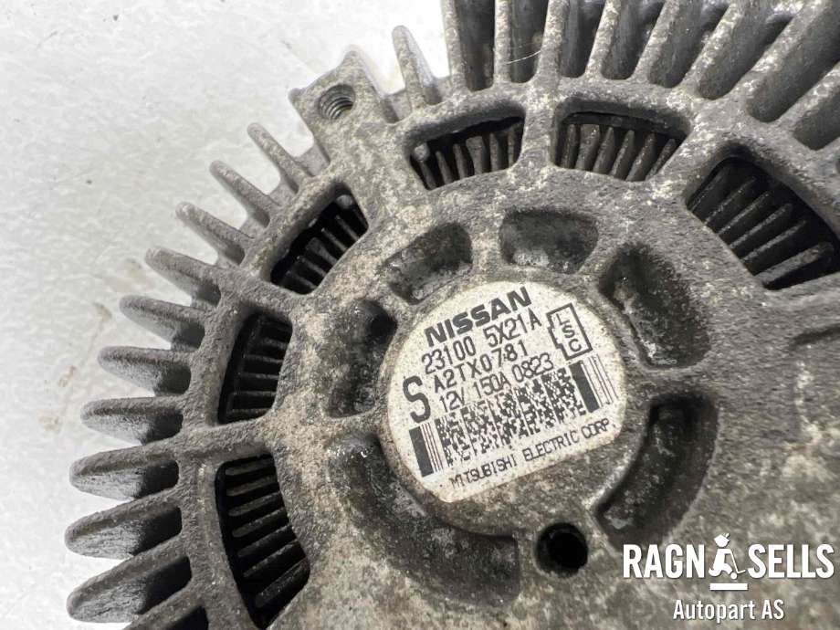 Dynamo diesel til Nissan Pathfinder 2010-2014 (Fase 2) (R51) (R51) (231005X21A|A002TX0781|A002TX1181|A2TX0781|A2TX1181|23100-1BN1A|23100-5X21A)
