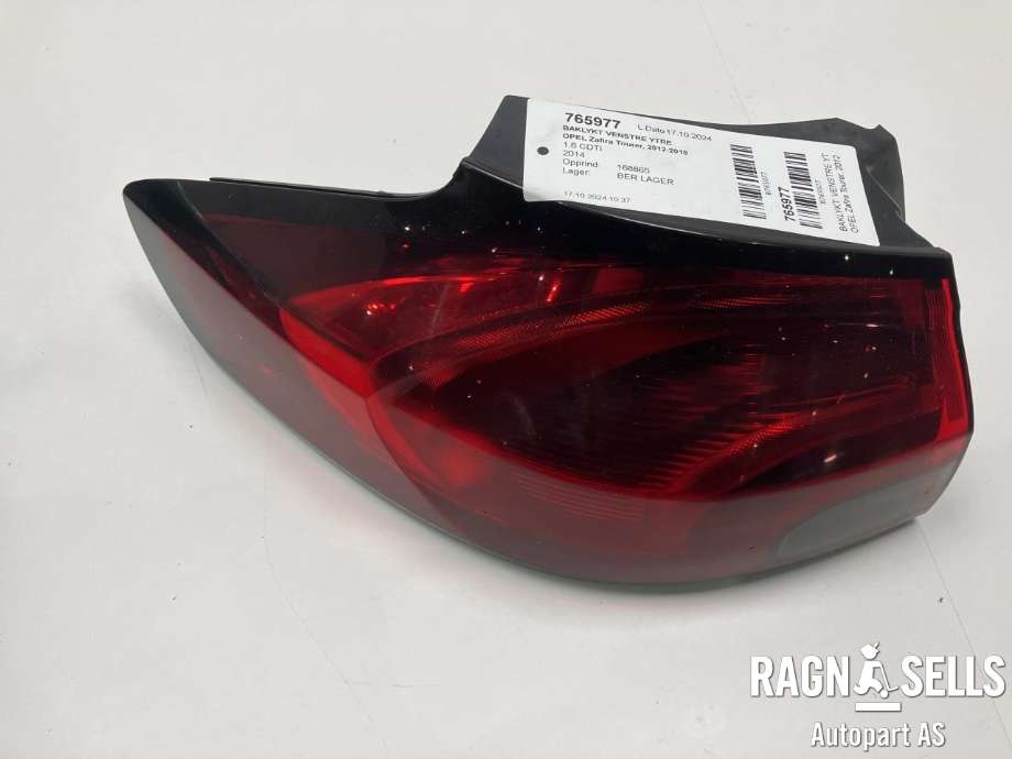 Baklykt venstre ytre til Opel Zafira Tourer 2012-2018 (13292361|428448700|)