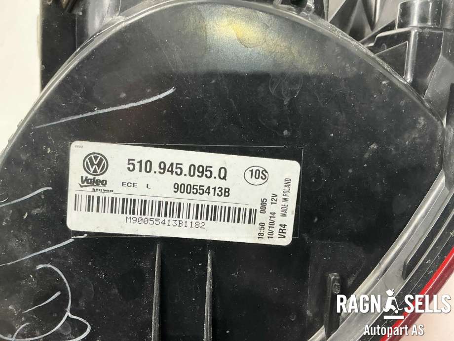 Baklykt venstre ytre til VW Golf VII 2012-2017 (Fase 1)  (510 945 095 AF|510945095Q|)