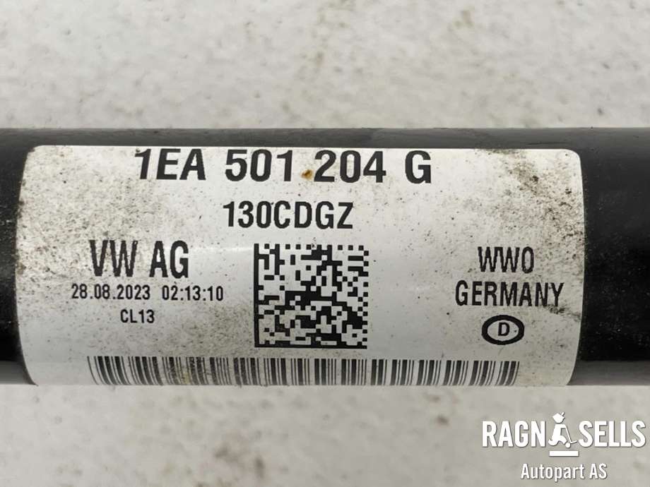 Drivaksel høyre bak, elbil til VW ID.3 2020-->> (1EA 501 204 G|1EA 501 204 GX|)