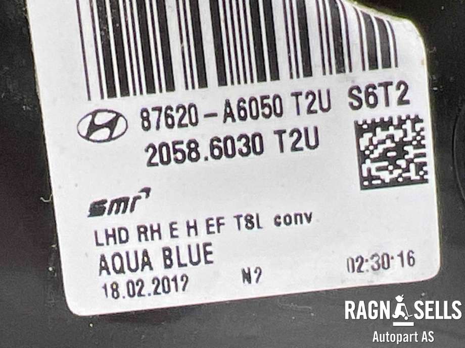 Speil høyre til Hyundai i30 2012-2017 (Type II) (87620A 6050|)