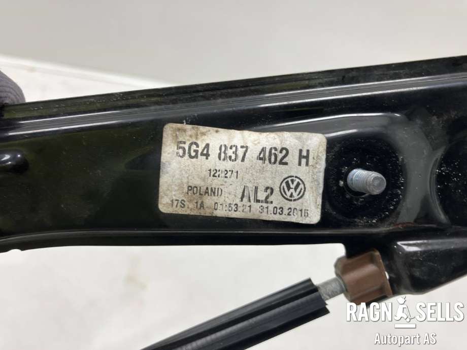 Ruteheis høyre foran til VW e-Golf 2014-2017 (Fase 1) (5G4 837 462 H|)