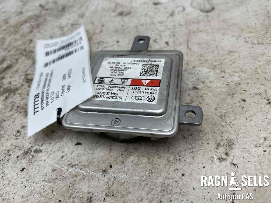 Styreenhet xenon/ballast til VW Golf VII 2012-2017 (Fase 1)  (8K0 941 597 E|)