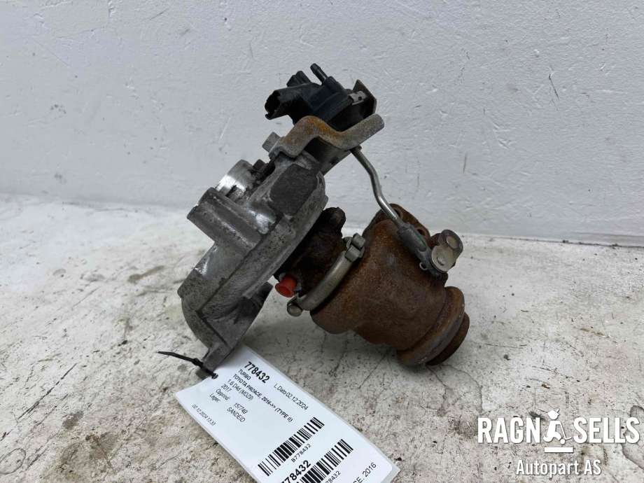 Turbo til Toyota Proace 2016-->> (Type II)  (9804945280|16103141326|4917203000|FM5Q6K682BA|RMFM5Q6K682BA|1873215|2141951)