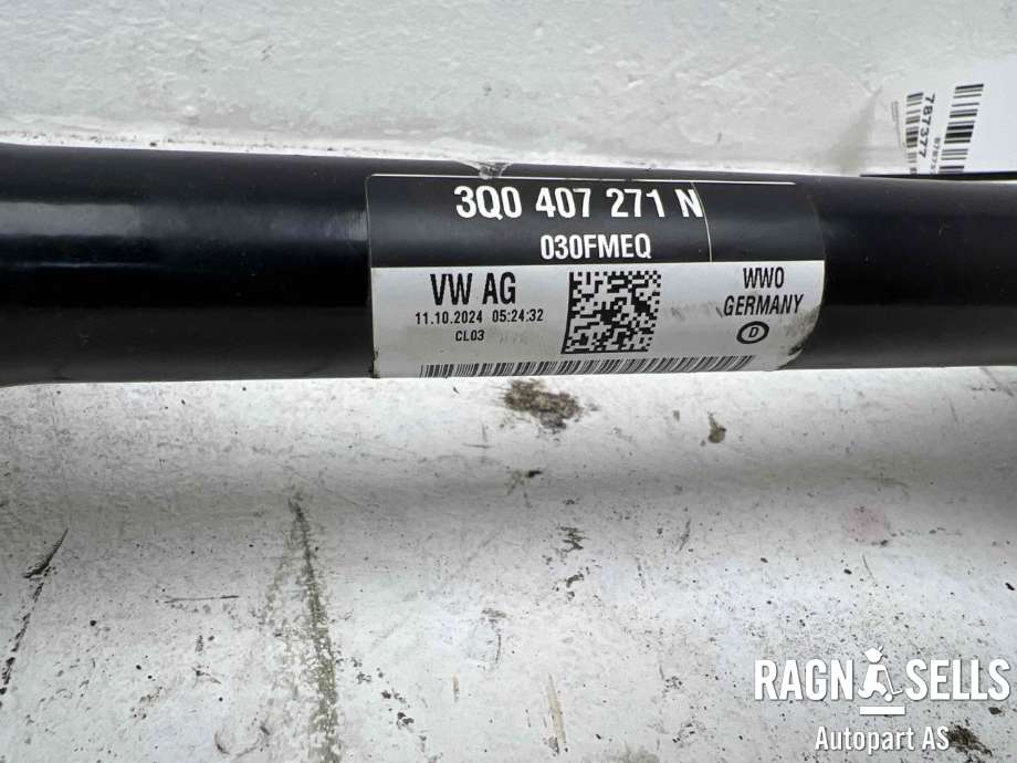 Drivaksel venstre foran, diesel/manuell til VW Caddy 2020-->> (Type IV) (3Q0 407 271 N|)