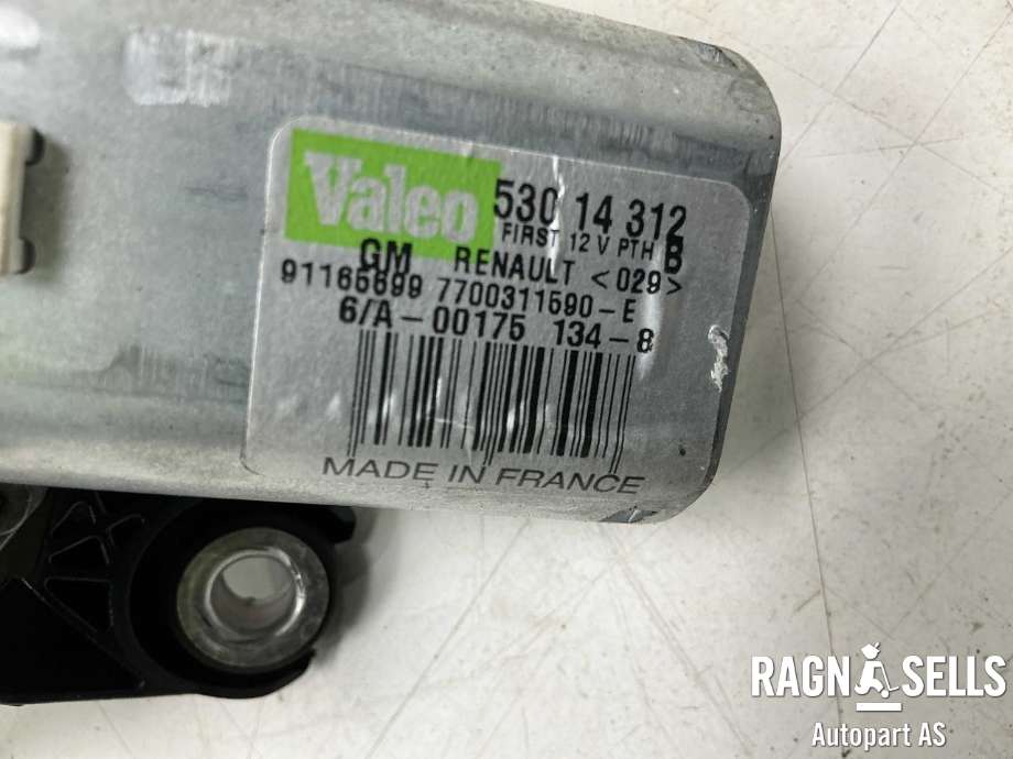 Viskermotor bakrute venstre til Opel Vivaro B 2014-2019  (91165699|53014312|)