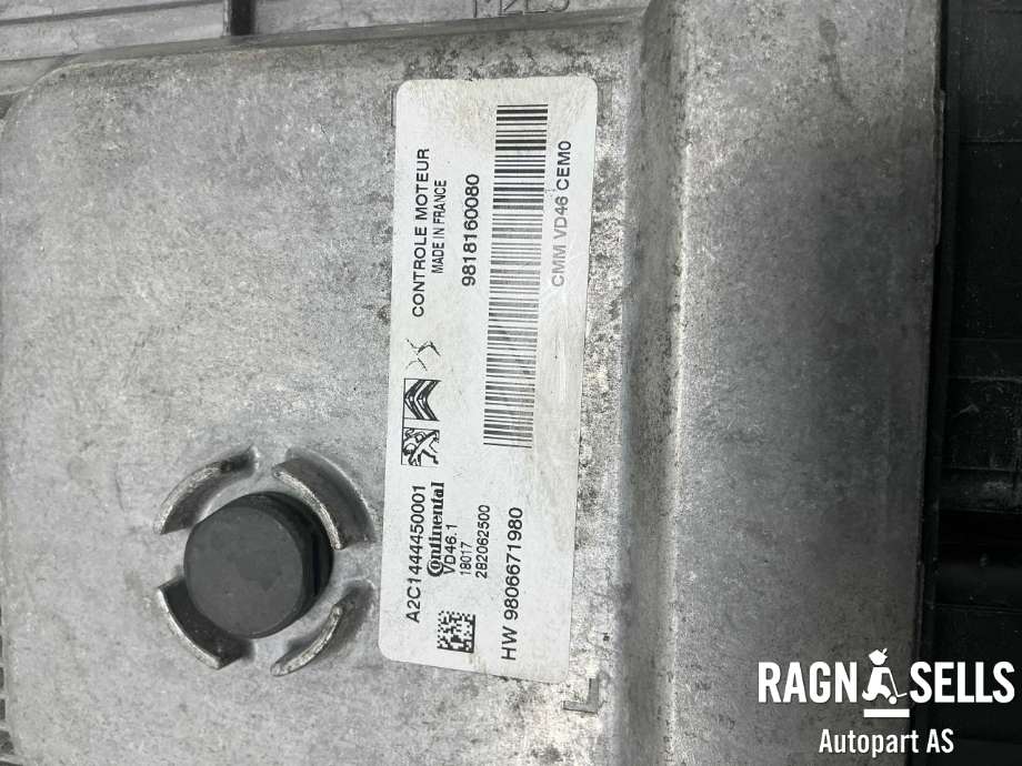 Styreenhet motor til Peugeot 2008 2013-2019 (Type I)  (9806671980|9818160080|)