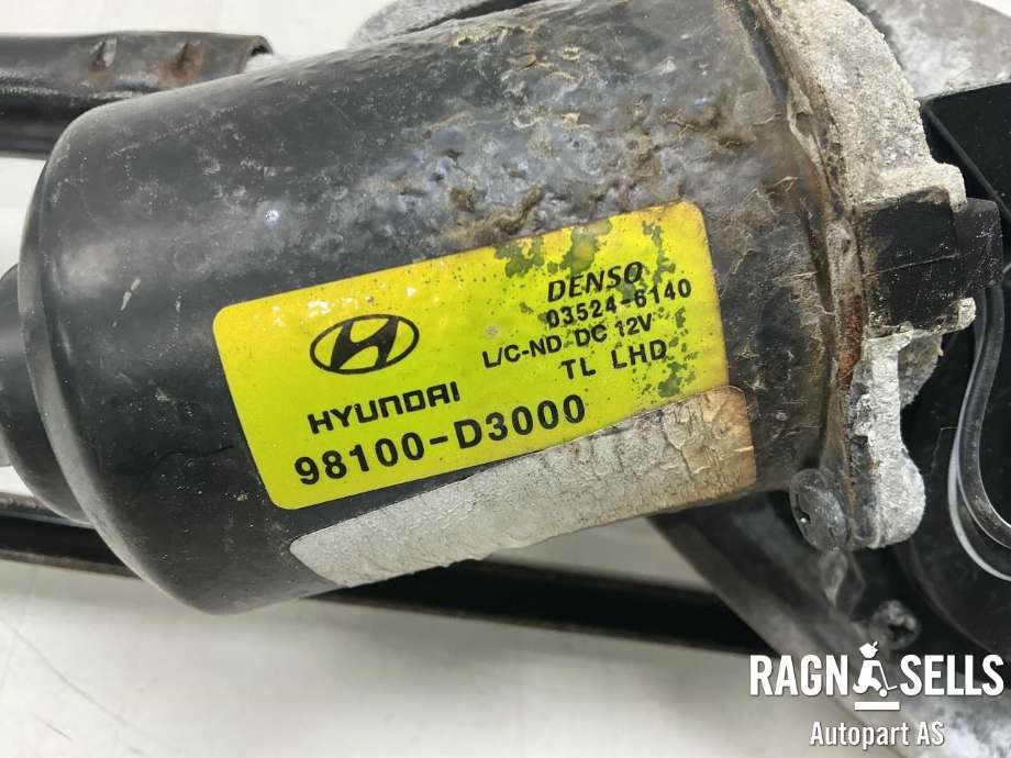 Viskermotor frontrute komplett m/overføring til Hyundai Tucson 2015-2020 (98110D3000|98120D3000|)