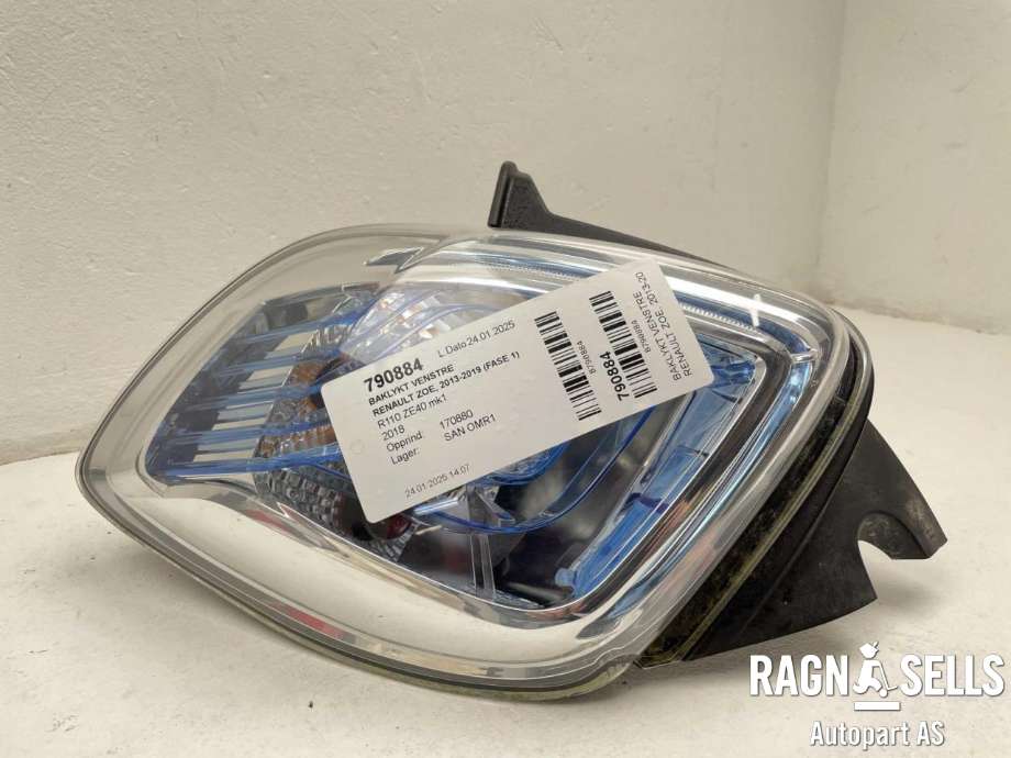 Baklykt venstre til Renault Zoe 2013-2019 (Fase 1)  (265555521R|265554013R|)