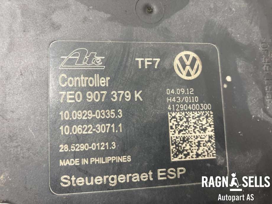 ABS sentral til VW Transporter / Caravelle 2009-2015 (Fase 2) (T5) (T5) (7E0614517H|7E0907379K|)