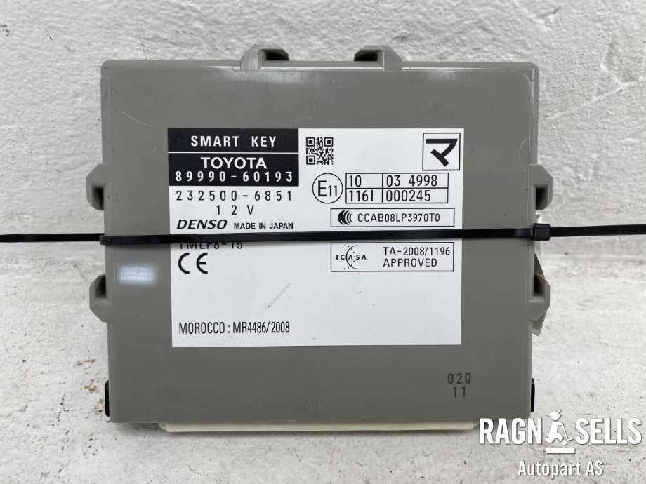 Styreenhet nøkkelfri/keyless til Toyota Land Cruiser 150 2010-2013 (Fase 1) (DENSO|8999060193|232500-6851|)