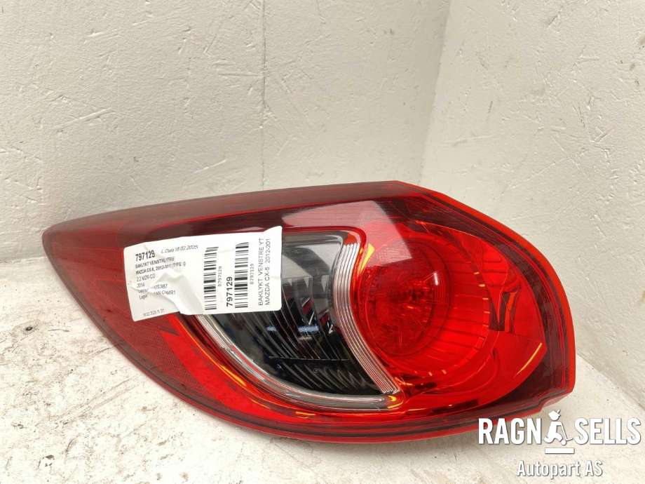 Baklykt venstre ytre til Mazda CX-5 2012-2017 (Type I)  (KD54-51-160D|)