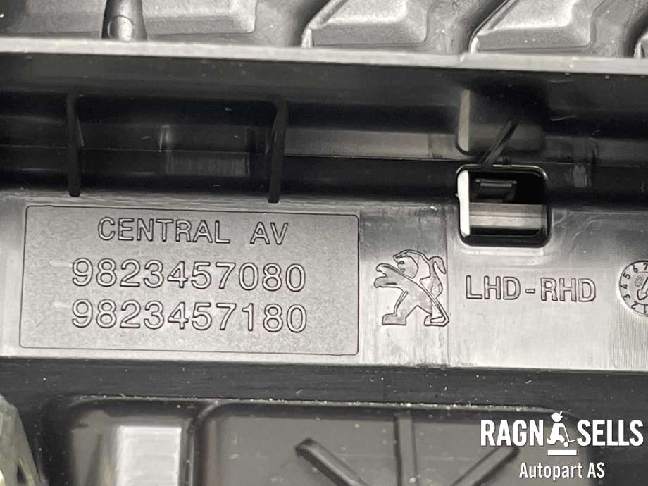 Varmeapparat betjening til Peugeot 208 2019-->> (Type II) (98 261 079 XU|98 432 307 XU|)