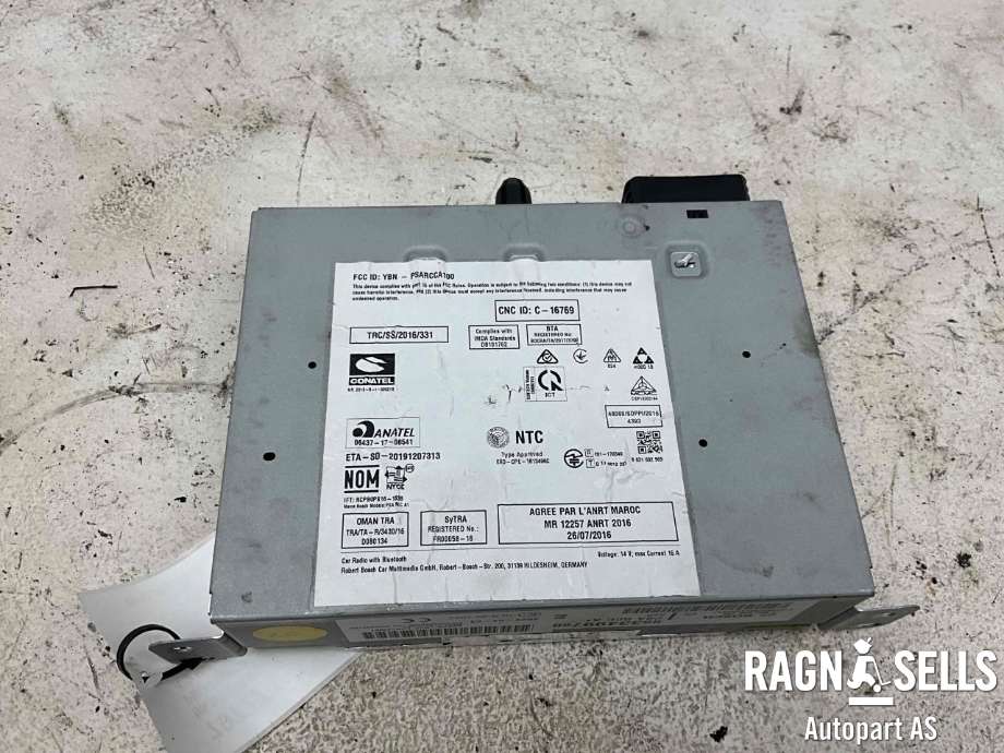 Bilstereo til Peugeot 208 2019-->> (Type II) (BOSCH|9833499780|7503900286|16 672 993 80)