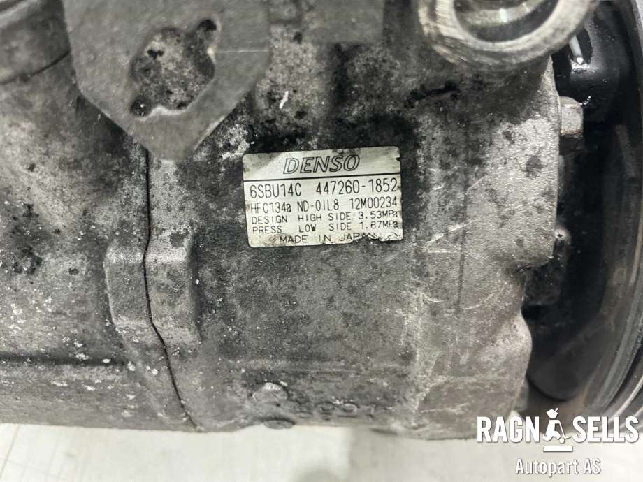 Aircondition kompressor til BMW 1-Serie 2004-2011 (E81/E82/E87/E88) (E81/E82/E87/E88) (DENSO|64 52 6 987 862|447260-1852|4471908460|4471908461|4471908462|4471908463|4471908464|4471908465|4471908466|4471908467|4472601851|4472601852)