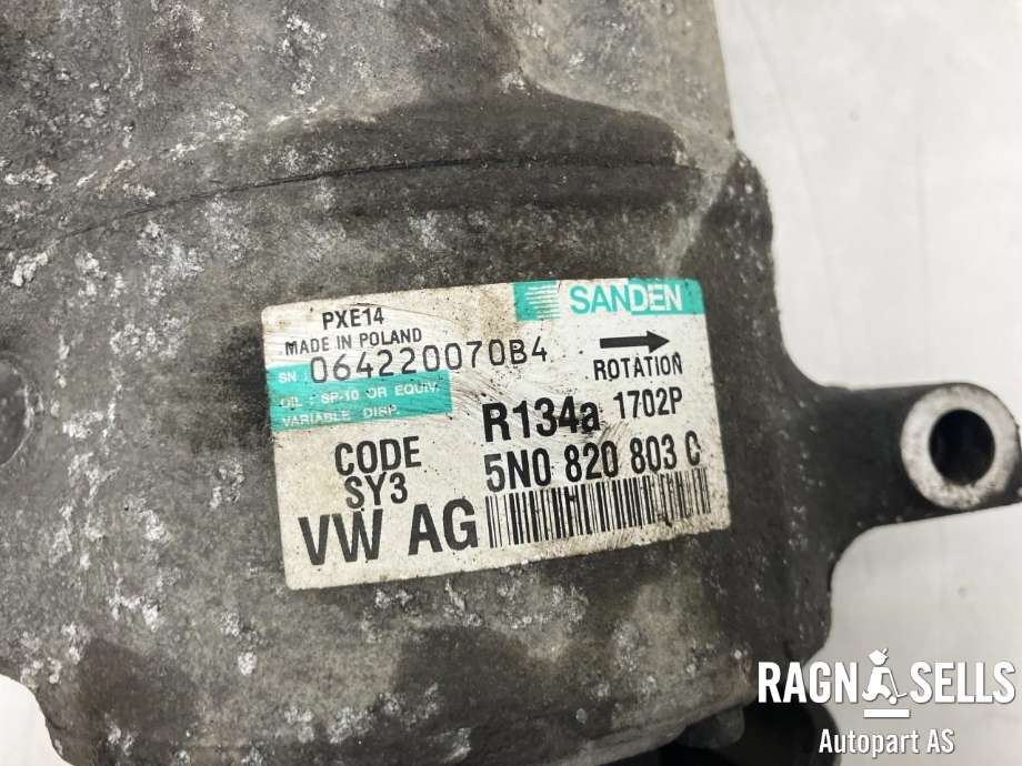 Aircondition kompressor til VW Tiguan 2007-2011 (Type I, Fase 1)  (5N0 820 803 C|)