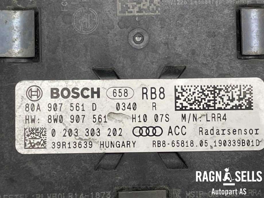 Sensor radar til Audi Q5 2017-->> (Type II)  (BOSCH|80A 907 561 D|0203303202|8W0907561)
