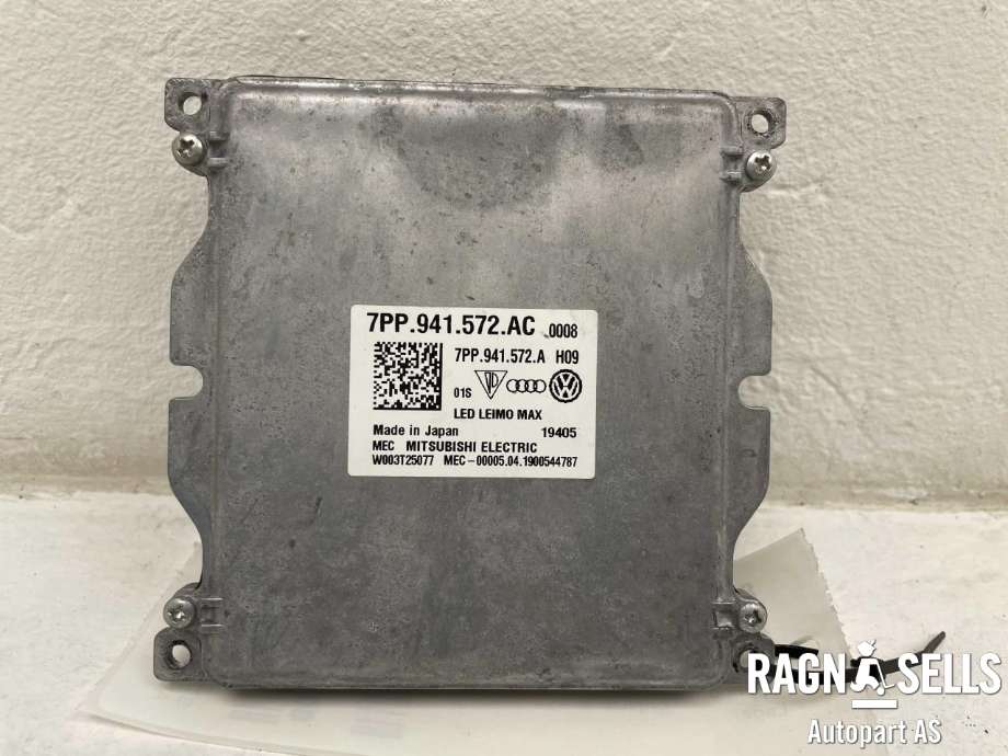 Styreenhet xenon/ballast til Audi Q5 2017-->> (Type II) (7PP 941 572 AC|7PP 941 572 A|)