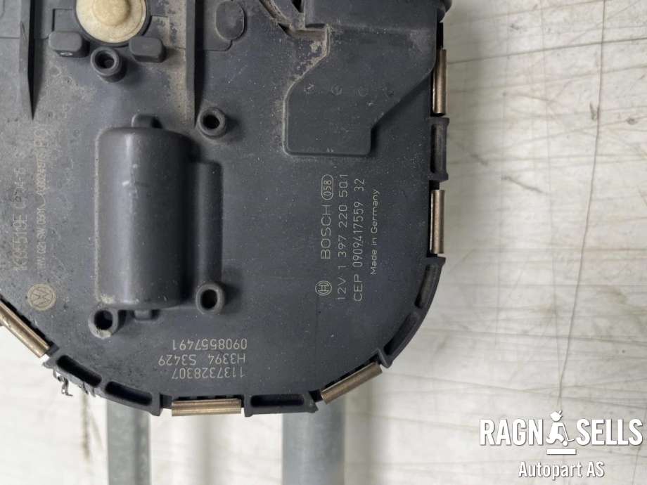 Viskermotor frontrute komplett m/overføring til VW Golf VI 2008-2012  (1Q1 955 119 C|5K1 955 601|)