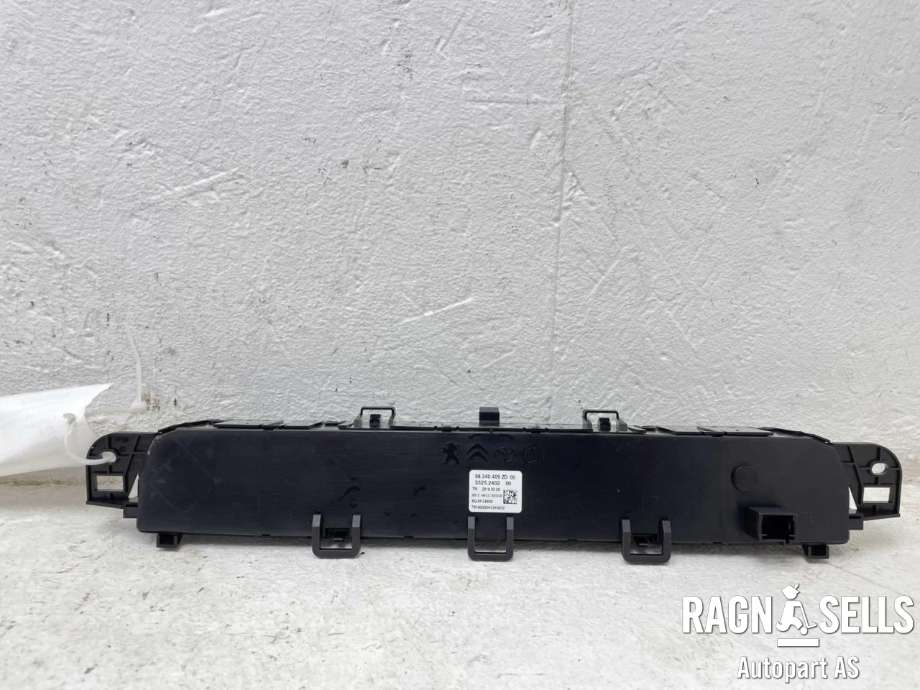 Varmeapparat betjening til Peugeot Partner 2019-->> (Type III)  (98 075 413 ZD|98340409ZD|)