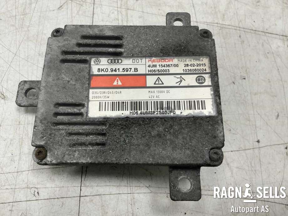 Styreenhet xenon/ballast til Škoda Octavia 2013-2016 (Type III, Fase 1) (8K0941597B|8K0 941 597 E|)