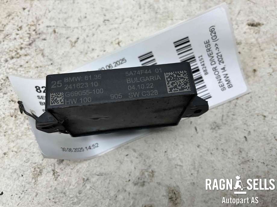 Sensor diverse til BMW i4 2021-->> (G26) (G26) (61 35 5 A69 F87|61 35 5 B32 845|5A74F44|24162310)