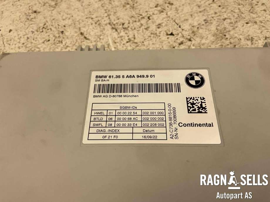 Styreenhet sete til BMW i4 2021-->> (G26) (G26) (61 35 5 A6A 949|61 35 5 A7C B21|61 35 5 B35 9E3|61 35 5 B44 733|)