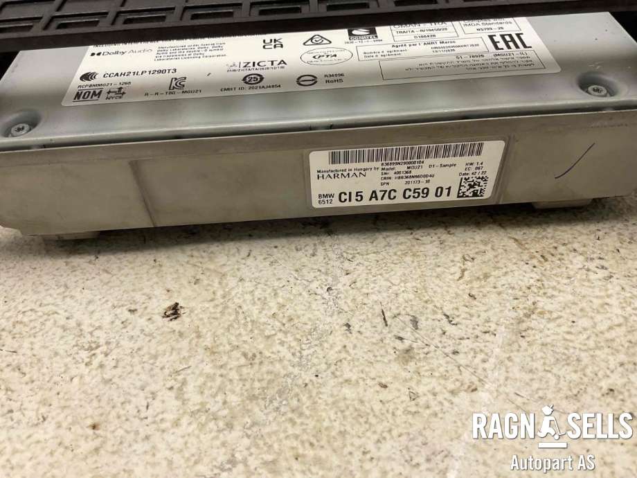 Bilstereo til BMW i4 2021-->> (G26) (G26) (65 12 5 B32 389|65 12 5 B42 640|65 12 5 B4A F96)