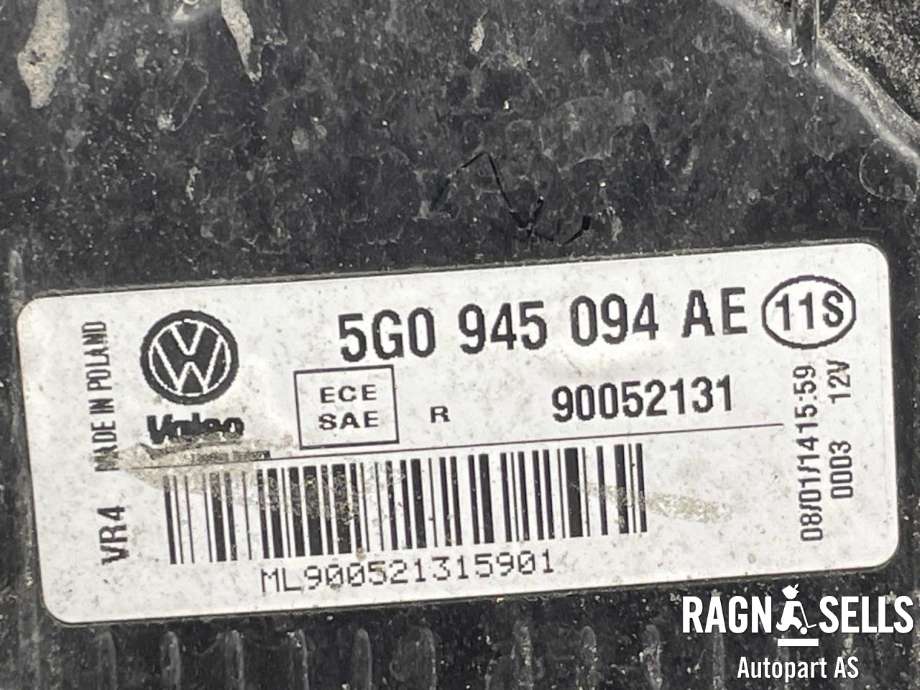 Baklykt høyre indre til VW Golf VII 2012-2017 (Fase 1) (5G0 945 094 AE|)