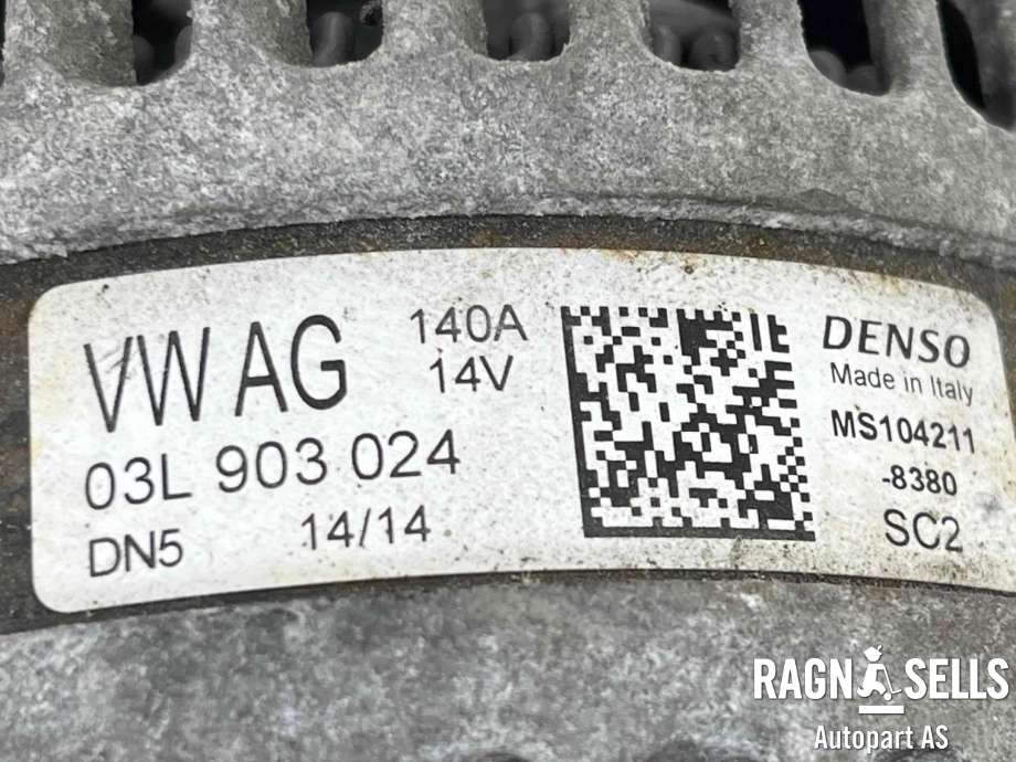 Dynamo diesel til VW Tiguan 2011-2016 (Type I, Fase 2)  (DENSO|03L903024|03L903024X|)