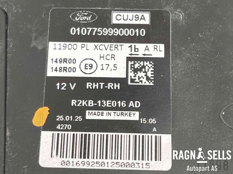 Frontlykt høyre full-LED til Ford Capri 2024-->> (R2KB-13100-AE|R2KB-13E016AD|2808337)