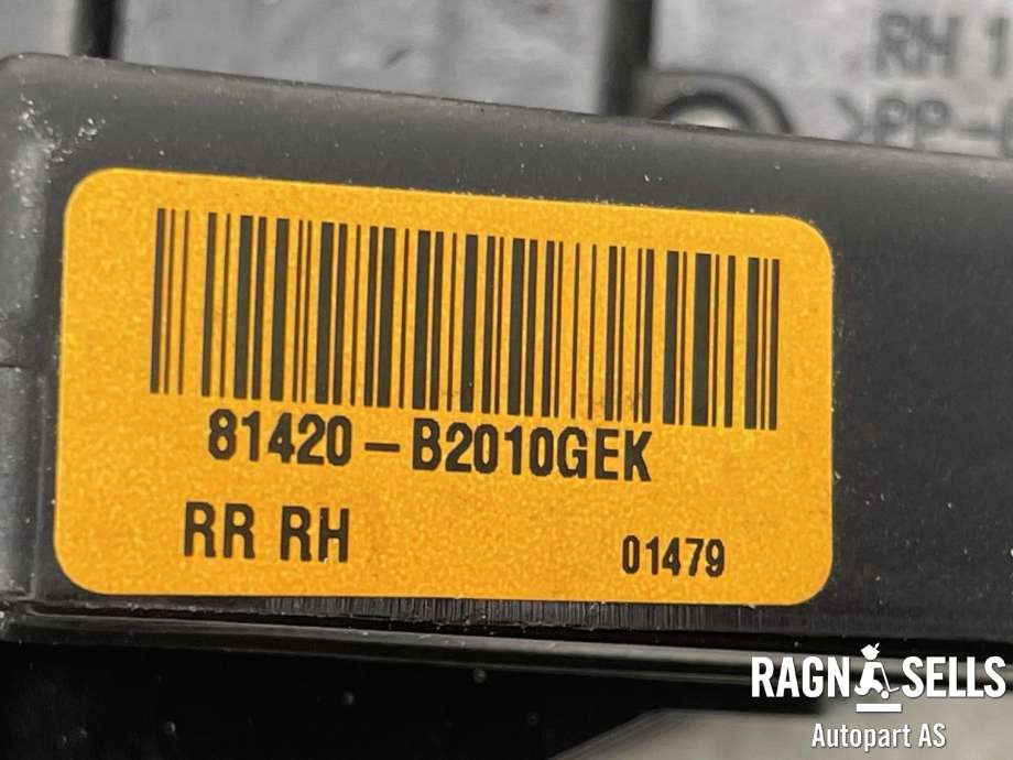 Sentrallås høyre bak til Kia Soul 2014-2019 (Type II) (81420B2010|)