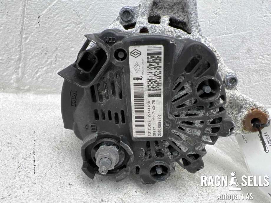 Dynamo til Renault Captur 2013-2020 (Type I)  (VALEO|231006677R|231000643R|231003101R|231003240R|231004ED0A|23100-6677R|231007842R|A4539064100|4539064100)