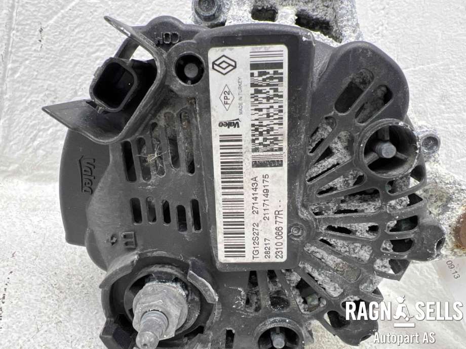 Dynamo til Renault Captur 2013-2020 (Type I)  (VALEO|231006677R|231000643R|231003101R|231003240R|231004ED0A|23100-6677R|231007842R|A4539064100|4539064100)