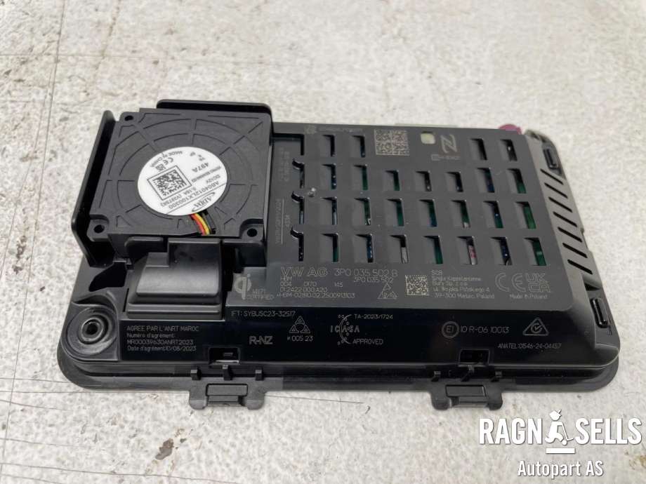 Dashbord trådløs mobillader til VW ID.7 2023-->>  (3P0 035 502 B|3P0 035 502|)