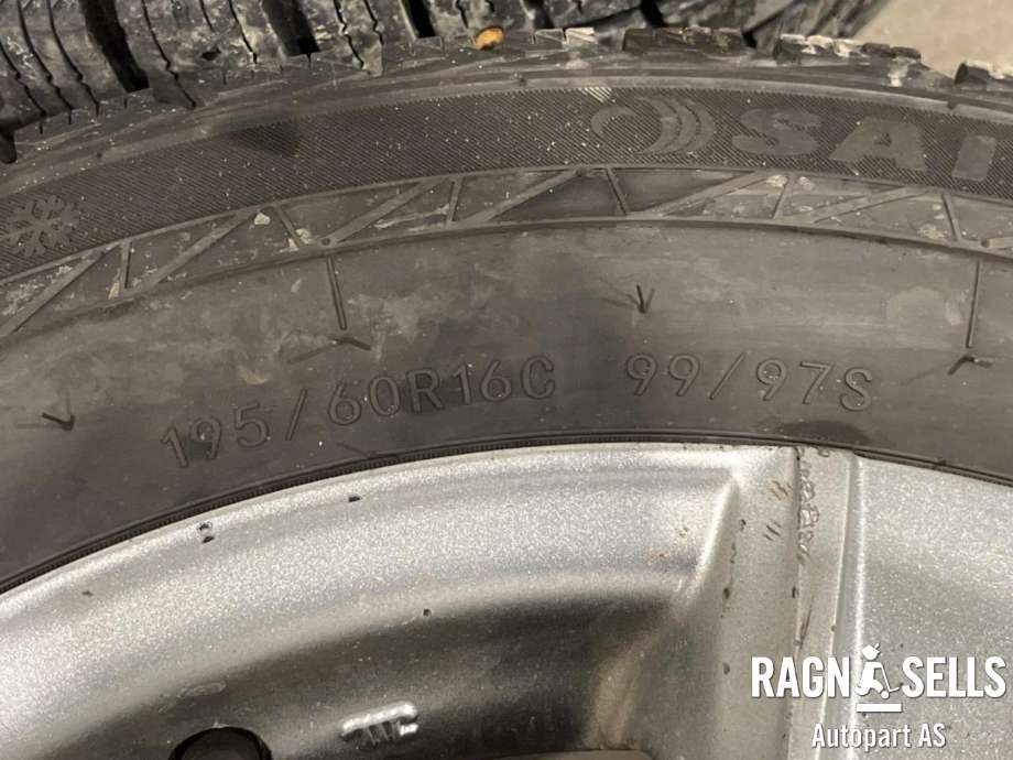 Hjulsett aluminium vinter til Fiat Doblo 2010-->> (Type II)  (5X98/ET39/58.1|)