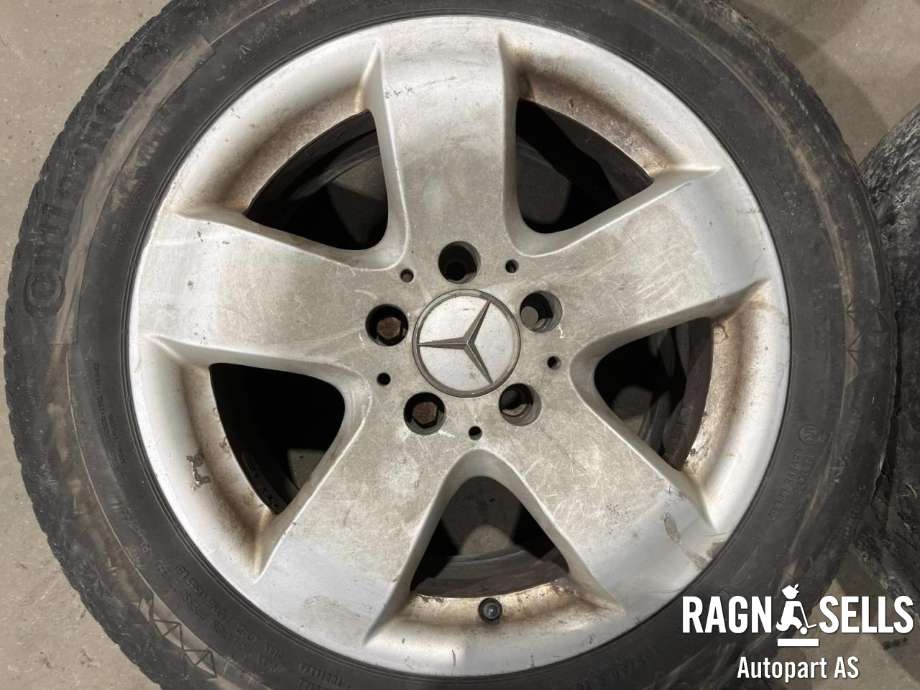 Felgsett aluminium til Mercedes E-Klasse 2002-2006 (Fase 1) (W211) (W211) (5X112/ET42/66.6|7|5J*16H2|)