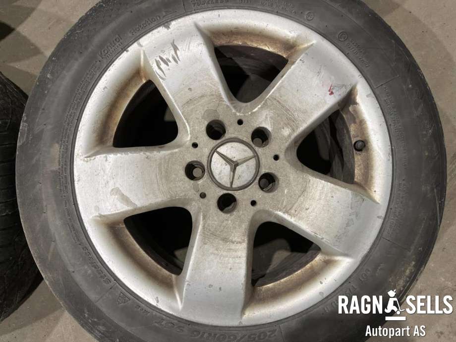 Felgsett aluminium til Mercedes E-Klasse 2002-2006 (Fase 1) (W211) (W211) (5X112/ET42/66.6|7|5J*16H2|)
