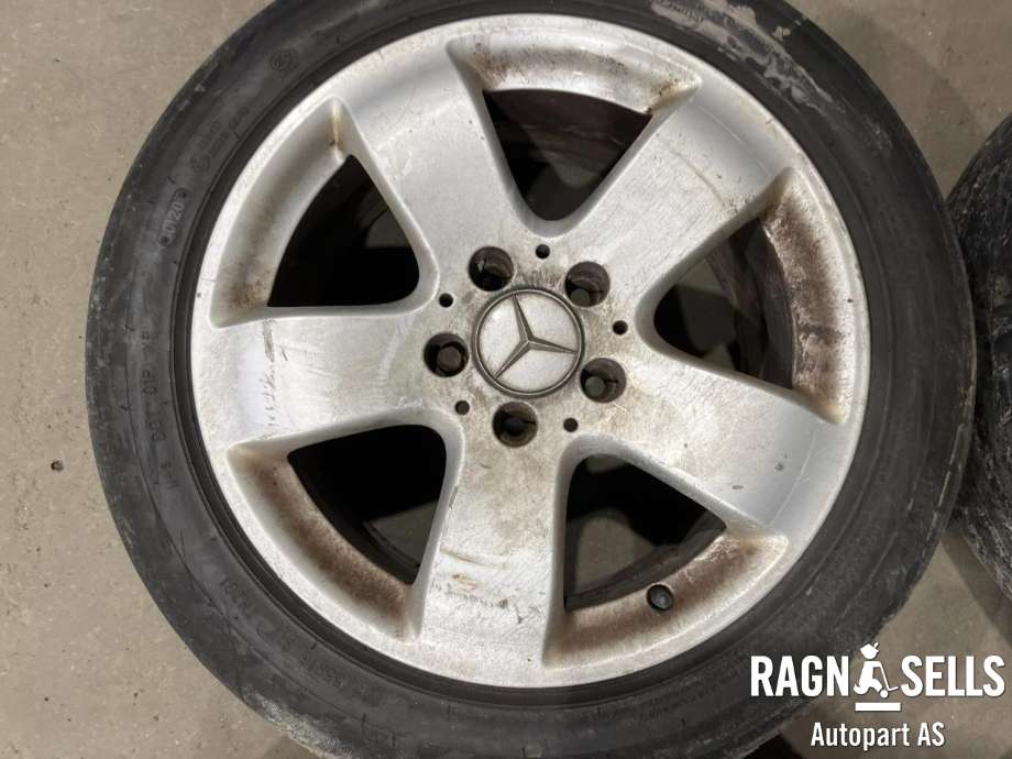 Felgsett aluminium til Mercedes E-Klasse 2002-2006 (Fase 1) (W211) (W211) (5X112/ET42/66.6|7|5J*16H2|)