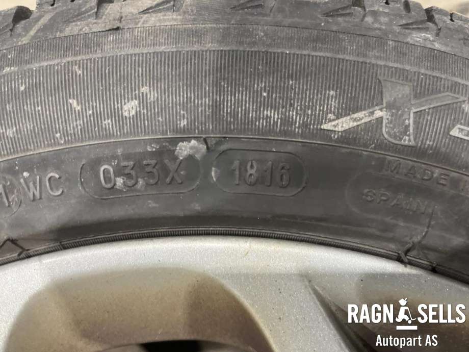 Hjulsett aluminium vinter til Ford Focus 2008-2010 (Type II, Fase 2)  (MICHELIN|5X108/ET52.5/63.4|205/55R16|)