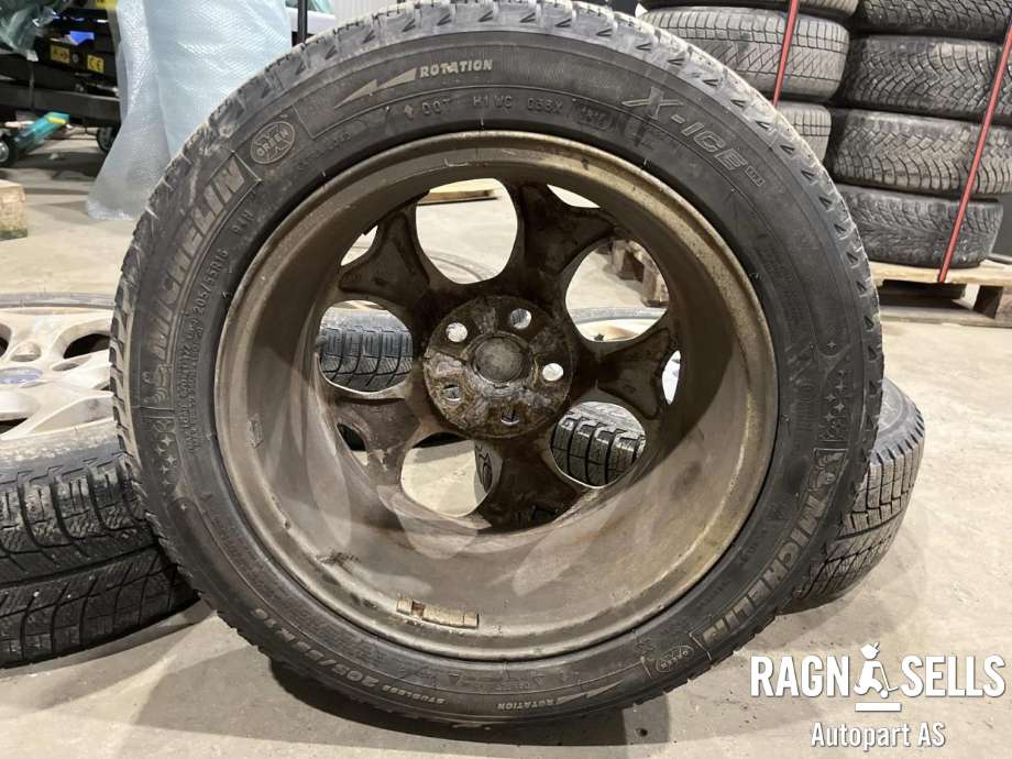 Hjulsett aluminium vinter til Ford Focus 2008-2010 (Type II, Fase 2)  (MICHELIN|5X108/ET52.5/63.4|205/55R16|)