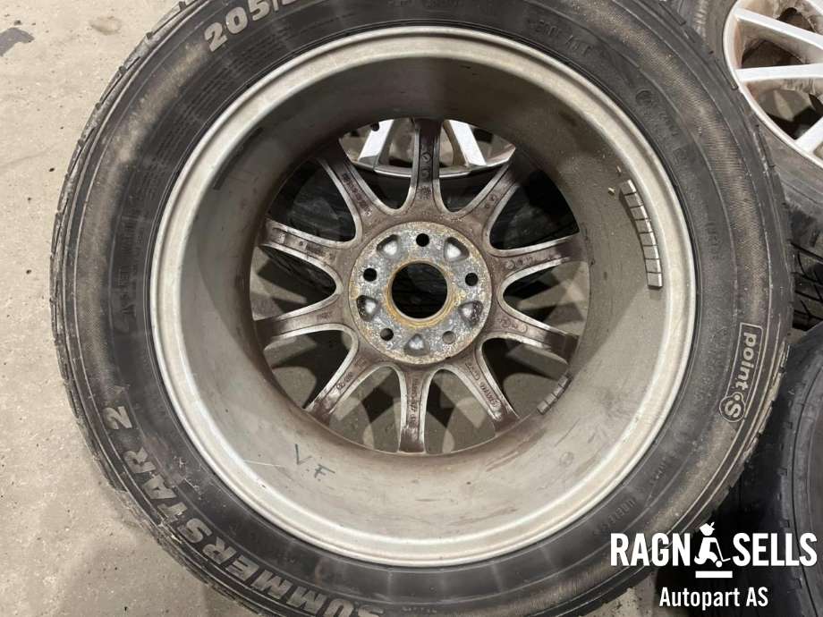Felgsett aluminium til Saab 9-3 2003-2007 (Type II, Fase 1)  (5X110/ET41/65.1|)
