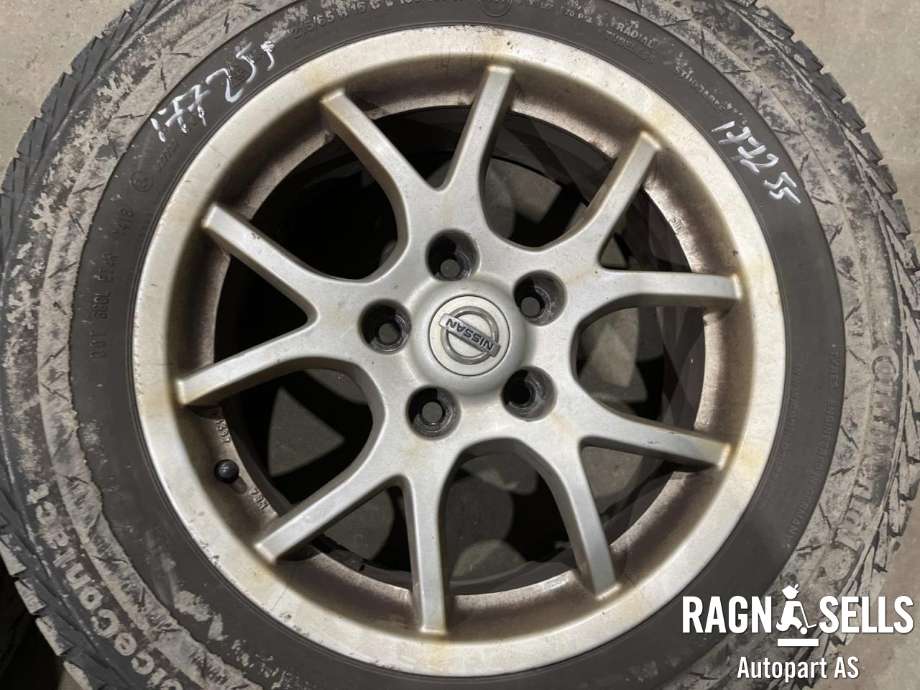 Felgsett aluminium til Nissan Qashqai 2007-2010 (Type I, Fase 1) (215/65R16C|5X114.3/ET40/66.1|)