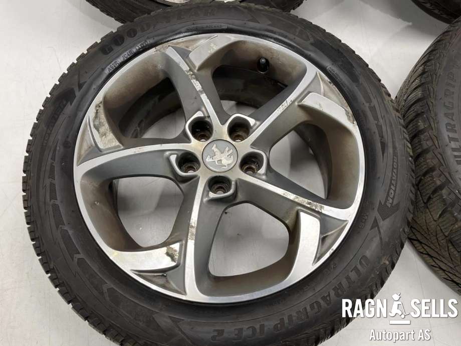 Hjulsett aluminium vinter til Peugeot 508 2011-2014 (Type I, Fase 1)  (GOOD YEAR|215/55R17|5X108/ET46/65|1|7J*17)