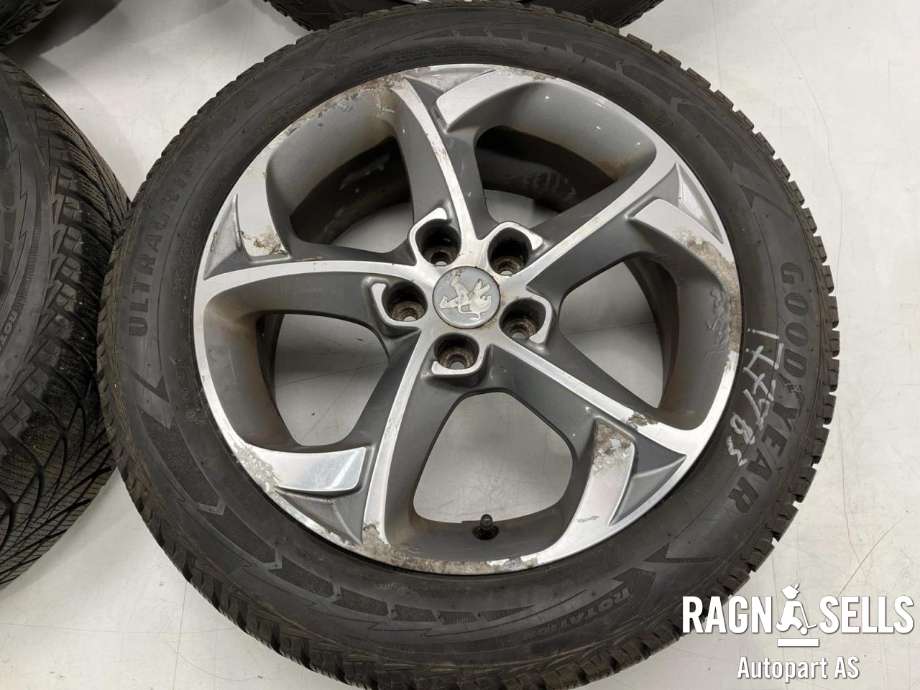 Hjulsett aluminium vinter til Peugeot 508 2011-2014 (Type I, Fase 1)  (GOOD YEAR|215/55R17|5X108/ET46/65|1|7J*17)